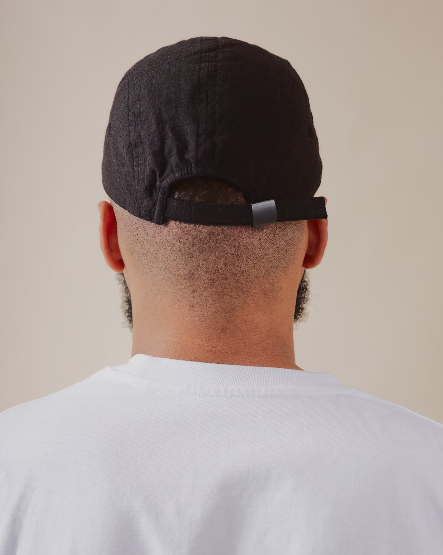 5 Panel Cap Black