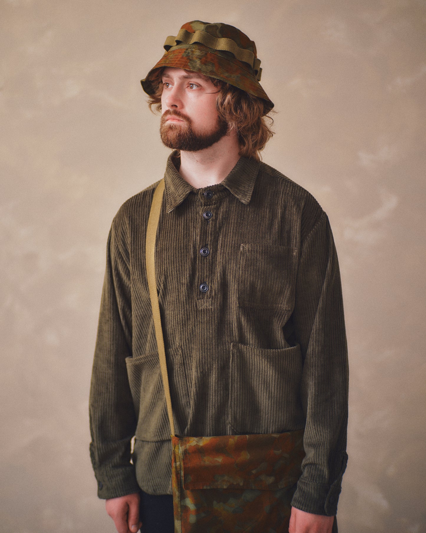 Austin Popover Shirt - Dark Olive