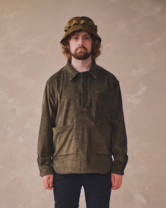 Austin Popover Shirt - Dark Olive